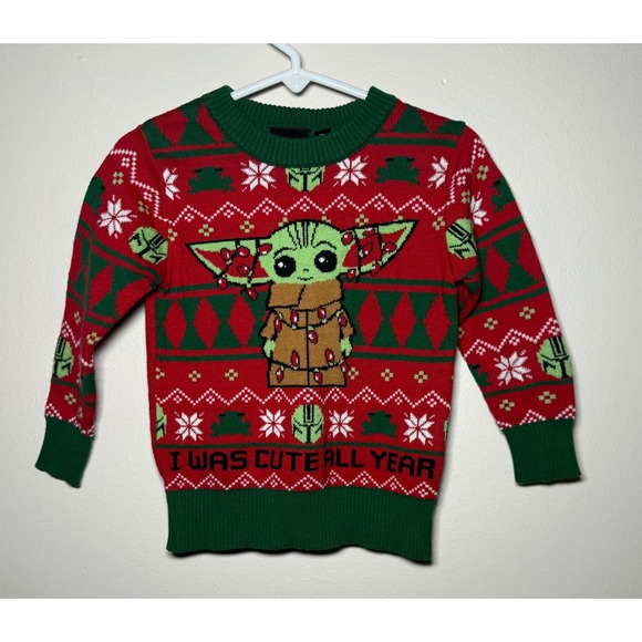 Star Wars Other - Star Wars 18M Baby Yoda Ugly Christmas Sweater